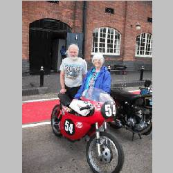linda and Philip with racing cub.jpg